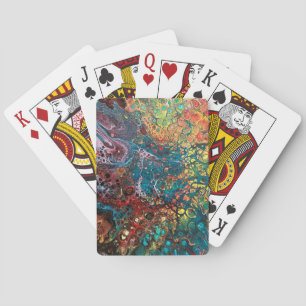 Abstrakte Spielkarten