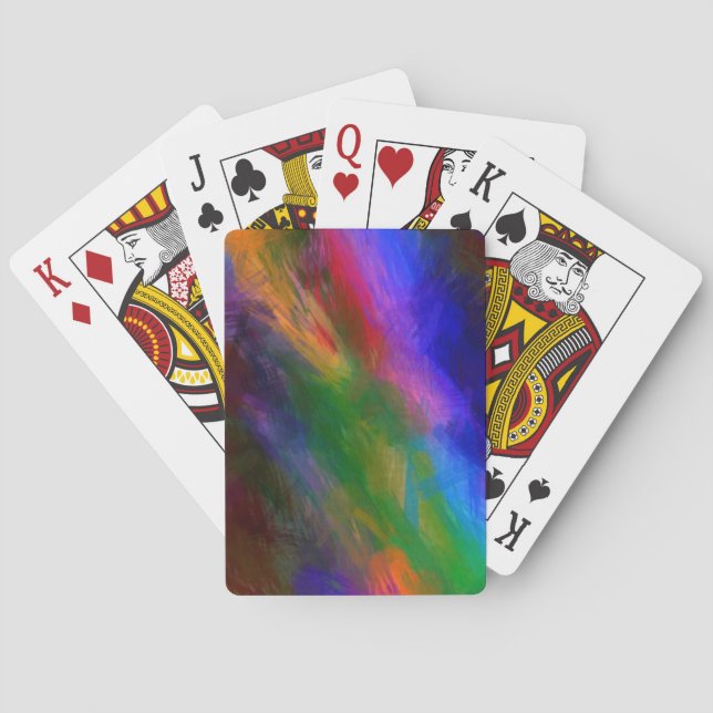 Abstrakte Spielkarten der Modernen Kunst (Rückseite)