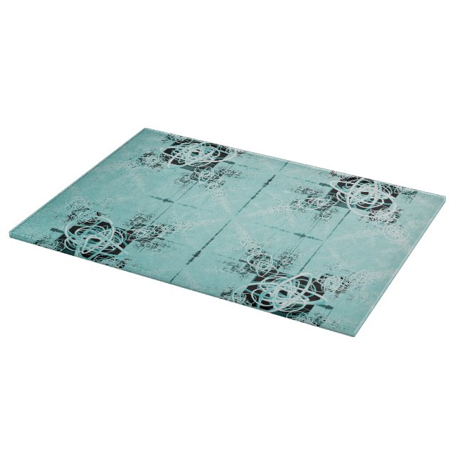 Abstrakte Spirale Delight Cutting Board Schneidebrett (Ecke)