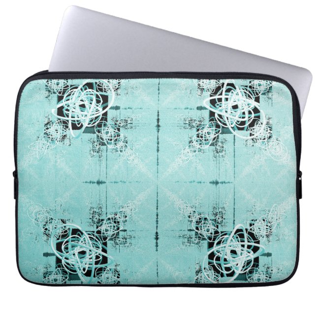 Abstrakte Spirale Delight Laptop Sleeve (Vorderseite)