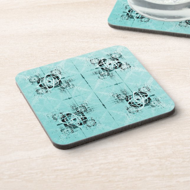 Abstrakte Spirale Untersetzer (Linke Seite)