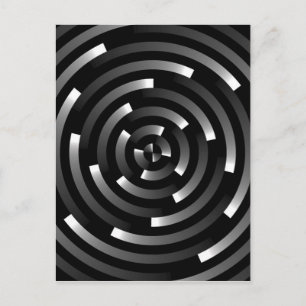 Abstrakte Spiralen A Postkarte