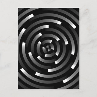 Abstrakte Spiralen A Postkarte