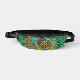 Abstrakte Spiralen der Energie - nahtloses Muster Bauchtasche