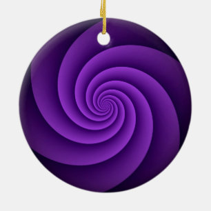 Abstrakte Spiralen IV Keramikornament