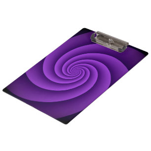 Abstrakte Spiralen IV Klemmbrett