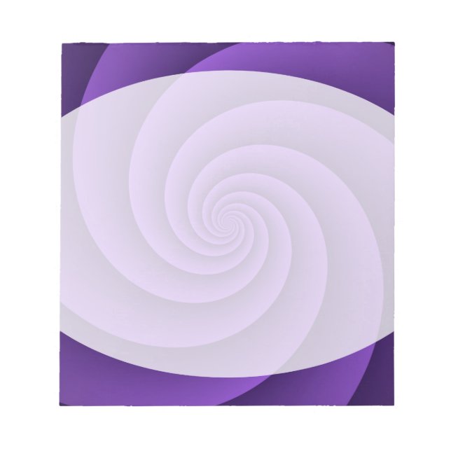 Abstrakte Spiralen IV Notizblock (Vorderseite)