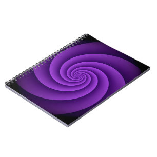 Abstrakte Spiralen IV Notizblock