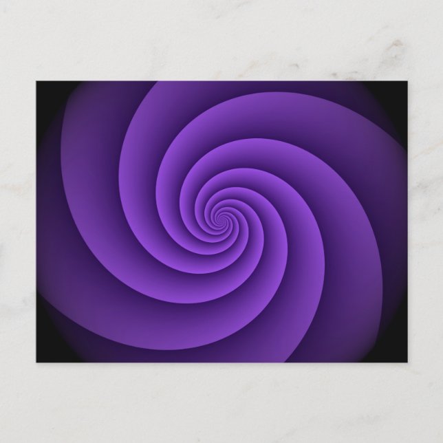 Abstrakte Spiralen IV Postkarte (Vorderseite)