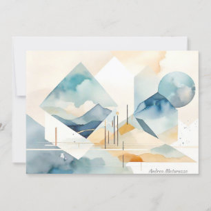 Abstrakte Spirit-Flat-Karte