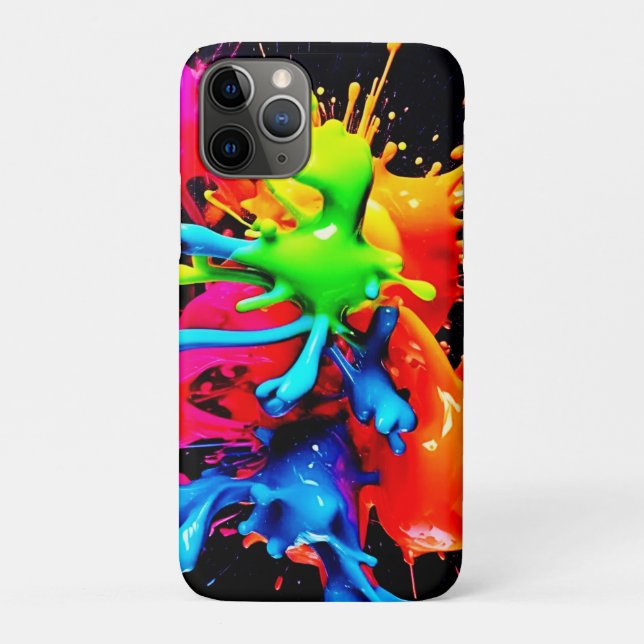 Abstrakte Splash Case-Mate iPhone Hülle (Rückseite)