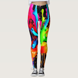 Abstrakte Splash Leggings