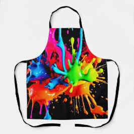 Abstrakte Splash Schürze