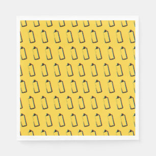 Abstrakte Spray Paint Can Pattern Serviette