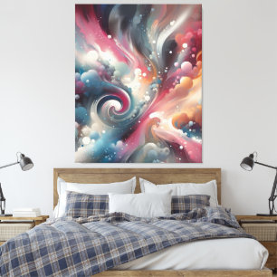 Abstrakte Spray Paint Leinwanddruck