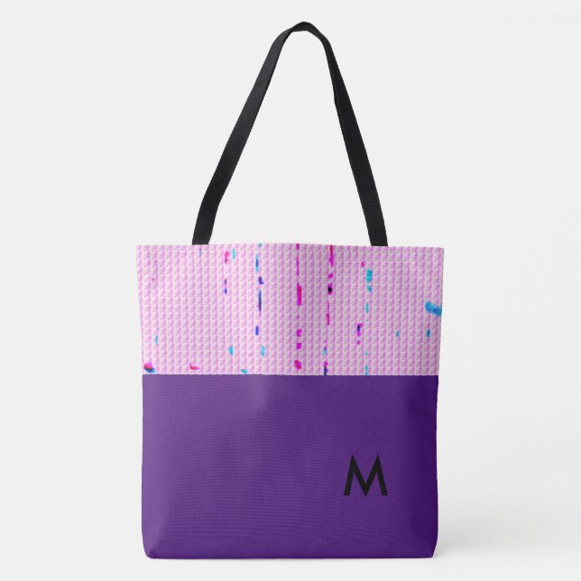 Abstrakte Sprinklen Tote Bag Tasche (Vorderseite)