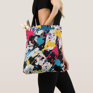 Abstrakte Spritzer Nahtloses Muster Kissen Tasche