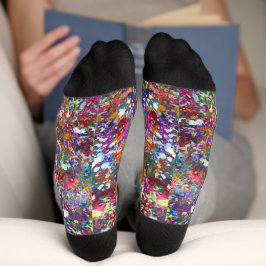Abstrakte Spritzer Socken