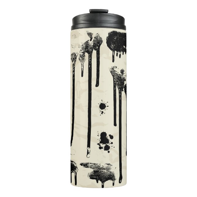 Abstrakte Spritzer Thermosbecher (Vorderseite)