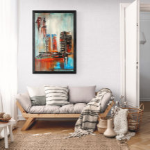 Abstrakte Stadtlandschaft