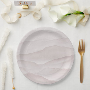 Abstrakte staubige Rose Pappteller