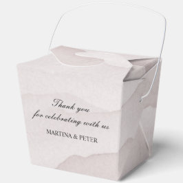 Abstrakte staubige Rose personalisierte Hochzeit Geschenkschachtel
