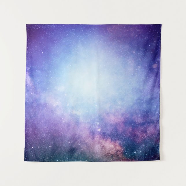 Abstrakte Sterne des Universums Wandteppich (Vorderseite)