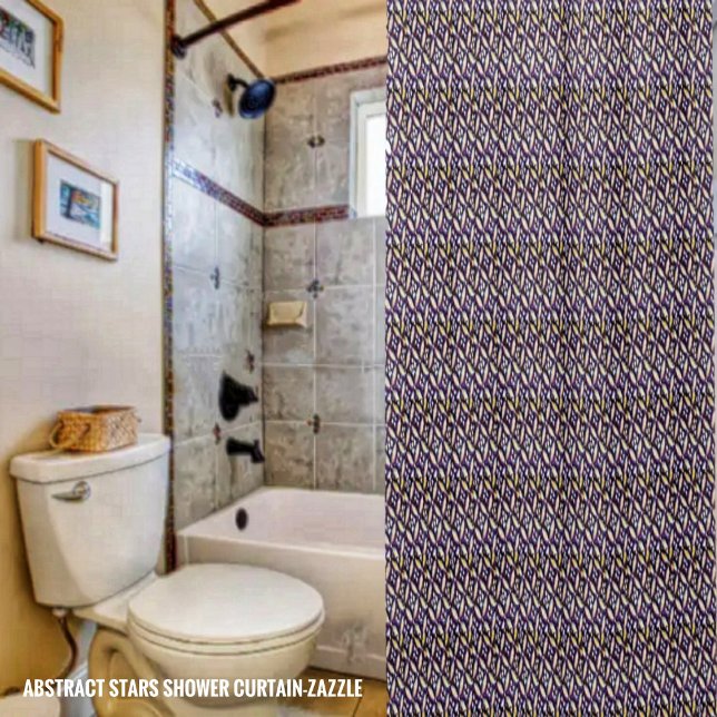 Abstrakte Sterne Duschvorhang (Von Creator hochgeladen)