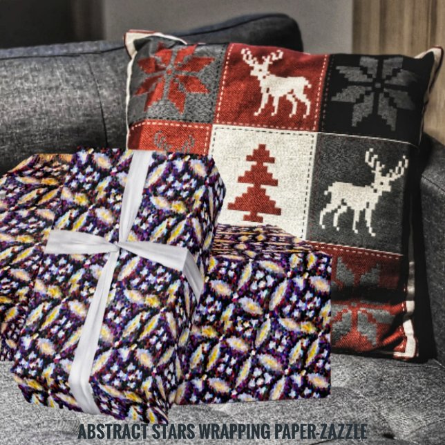 Abstrakte Sterne Geschenkpapier (Von Creator hochgeladen)