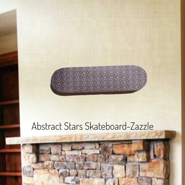 Abstrakte Sterne Skateboard (Von Creator hochgeladen)