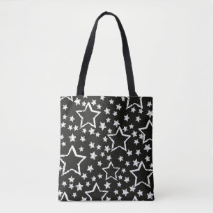 abstrakte Sternenmuster. Grunge urban back Tasche