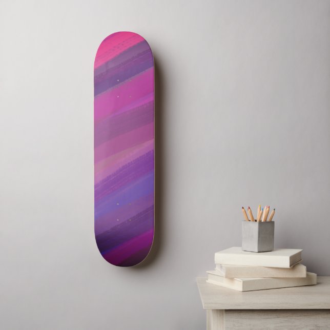 Abstrakte Straßen Skateboard (Wandkunst)