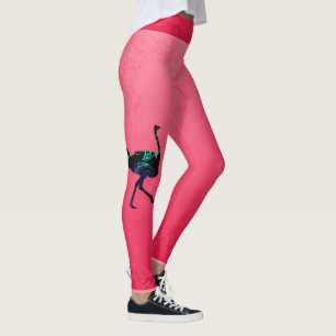 Abstrakte StraußenLeggings Leggings
