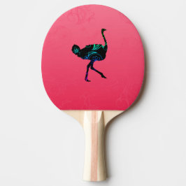 Abstrakte Straußenpingpongpaddel Tischtennis Schläger