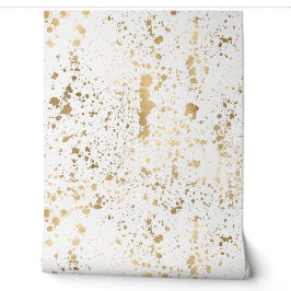 Abstrakte Streifen aus Gold Spritzer Tapete