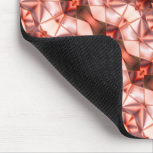 Abstrakte Streifen aus seidener Rapport in rosa We Mousepad