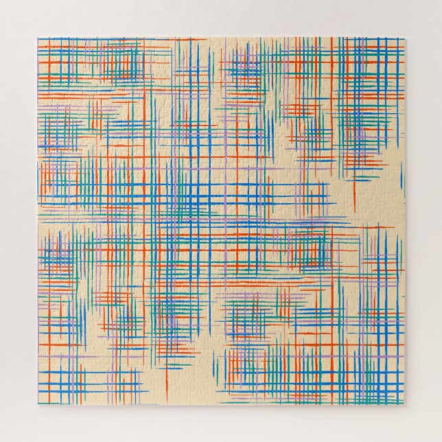 Abstrakte Streifen, bunt ethnische Grasmatte. (Vertikal)