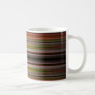 Abstrakte Streifen Kaffeetasse