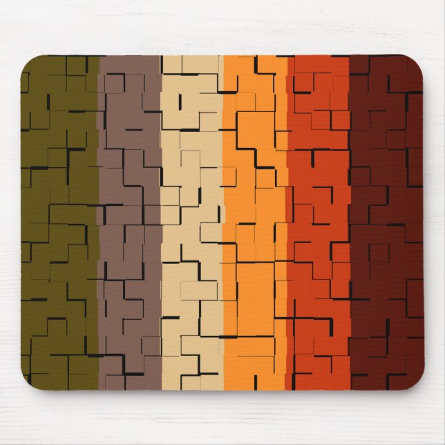 Abstrakte Streifen Mousepad (Vorne)