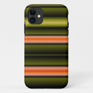 Abstrakte Streifen (Orange, Grün, Limette, Schwarz Case-Mate iPhone Hülle