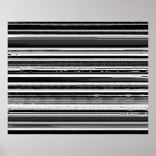 Abstrakte Streifen Poster (Vorne)