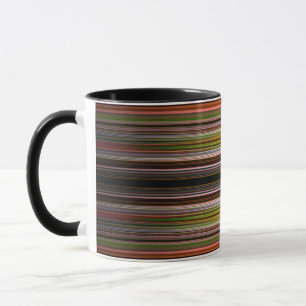 Abstrakte Streifen Tasse