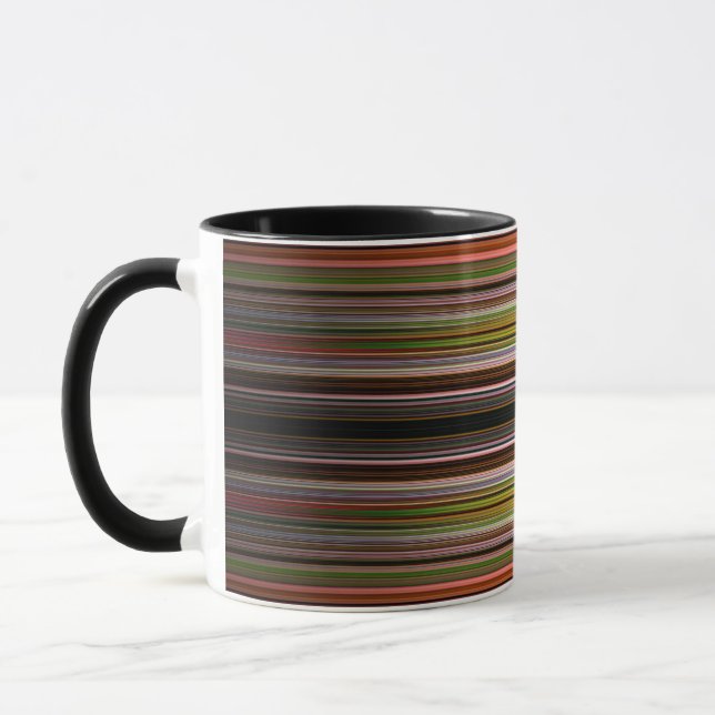 Abstrakte Streifen Tasse (Links)