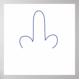 abstrakte Strickkunst Poster