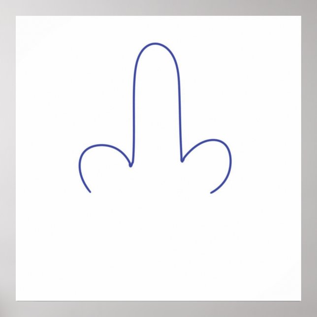 abstrakte Strickkunst Poster (Vorne)