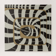 Abstrakte Stripschlange | Neutral