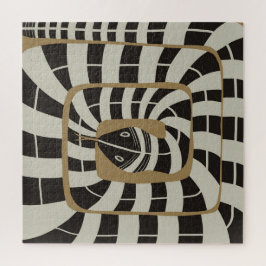 Abstrakte Stripschlange | Neutral