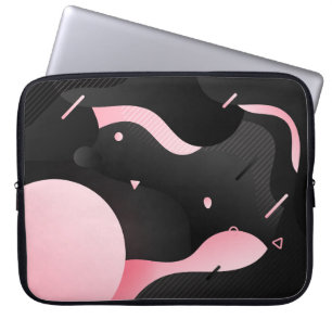 Abstrakte Strömungswellenform Laptopschutzhülle