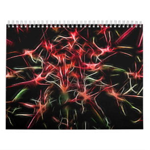 Abstrakte sukkulente Pflanze Kalender