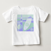 Abstrakte Surfpastel Lila grün
